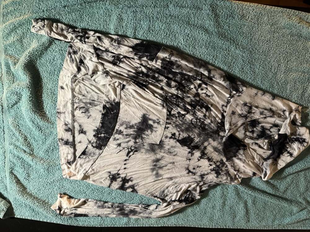 Women's Tie-Dye Long Sleeve‎ Lightweight Hoodie